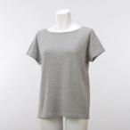 【竹布特典】【女性用】竹のひとつぼし 半袖Ｔシャツ グレー L【宅配便のみ】