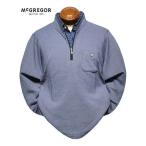 マックレガー トレーナー M/L メンズ 111615102 手洗い可 フェイクレイヤード スウェットシャツ 長袖ポロシャツ McGREGOR