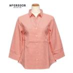 マクレガー レディース 七分袖シャツ 311154501 UVカット ギンガムチェック 七分袖ブラウス 夏もオススメ McGREGOR L