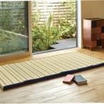 い草6つ折りマットレス ポルコ (80cm × 180cm × 4cm) (ブルー) 【取寄商品】【北海道・沖縄送料別】