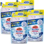 まとめ買いバスマジックリン SUPERCLEAN 香りが残らないタイプ つめかえ用 330ml × 4個
