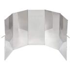 キャプテンスタッグ(CAPTAIN STAG) 風防 ウインドスクリーン 風除板 灰受け 2ｗay グリル スクリーン ステンレス製 収納袋