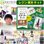 ショッピングレジン (ケラッタ) レジン セット 初心者 男の子 自由研究キット 小学生 工作キット レジン標本に挑戦 恐竜 昆虫 夏休み スターターキット