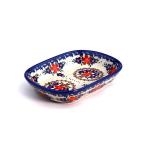 ショッピング皿 オリーブ皿[V172-A063]【ポーリッシュポタリー[ポーランド食器・陶器] ケルセン】電子レンジ対応 プレゼント ギフト 贈り物 プレート