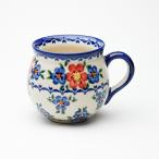 ポーリッシュマグ・大[V352-U072]【ポーリッシュポタリー[ポーランド食器・陶器] ケルセン】電子レンジ対応 プレゼント ティーカップ