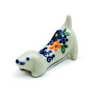 ショッピング箸置き いぬの箸置き[V465-C080]【ポーリッシュポタリー[ポーランド食器・陶器]】