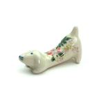 ショッピング箸置き いぬの箸置き[V465-U489]【ポーリッシュポタリー[ポーランド食器・陶器] ケルセン】