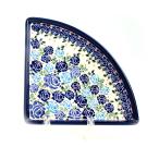 ショッピングピザ ピザプレート1/4(Z1830-DU177)【ポーリッシュポタリー[ポーランド食器・陶器]ケルセン】