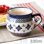 ショッピングマグ ポーリッシュマグ・大[Z911-DU60]【ポーリッシュポタリー[ポーランド食器・陶器]】