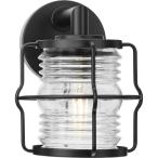 Keegan Collection One Light Matte Black Clear Glas
