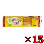 PLUS グルテンフリー 玄米パスタ ブラウン スパゲッティ φ1.7mm 200g 15個 米粉パスタ
