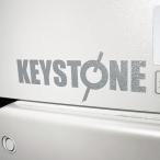 キーストン　KEYSTONE ロゴカッティングステッカー　Ｍサイズ　シルバーラメ