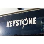 キーストン　KEYSTONE ロゴカッティングステッカー　Ｍサイズ　ホワイト