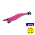 邪道エギ　早福型 邪道編　3.0号V0(11g)　ピンクグローホワイト ヤリイカ　エサ巻きエギ