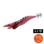 エギシャープα　4.3号V0＋(23g)　赤侍ピーチタイガー