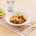 日本製 国産 食器 皿 おさら 丸皿 ピンク グリーン シンプル｜ [美濃焼]あざみ深プレート 22.5cm  KEYUCA(ケユカ)
