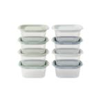 保存容器 レンジパック 食品 フードコンテナ 冷凍 冷蔵庫収納[楽に洗えてフタごとレンジパック 270ml 4個セット KEYUCA ケユカ]