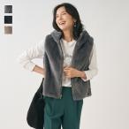 レディース トップス ベスト フーディー フェイクファー ファーベスト 羽織り おしゃれ 秋冬 通販|フェイクファーフーディーベスト  KEYUCA(ケユカ)