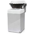 EXCITEHOME シルバーカラー 洗濯機カバー 縦型洗濯機 自然(太陽/雨/風)からの劣化防止 オックスフォード生地 高機能素材(耐光/