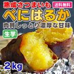 さつまいも 2kg 紅はるか べにはるか  生芋 送料無料 茨城県産