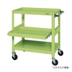 直送品 サカエ SAKAE スーパースペシャルワゴン・スライド棚付 SSW-222S