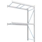 物品棚 パレットラック ＴＲＵＳＣＯ　パレットラック１トン２３００Ｘ１１００ＸＨ３５００　２段　単体　  (1D-35B23-11-2)