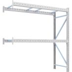 物品棚 パレットラック ＴＲＵＳＣＯ　重量パレットラック２トン２３００×９００×Ｈ２５００　２段　単体　  (2D-25B23-09-2)