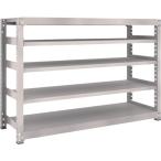 物品棚 中量棚 ＴＲＵＳＣＯ　スチールラック　Ｍ５型　Ｗ１８００×Ｄ５７１×Ｈ１２００　５段　単体　ネオグレー  (M5-4665（NG）)