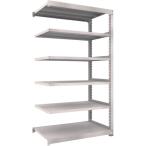 物品棚 中量棚 ＴＲＵＳＣＯ　スチールラック　Ｍ５型　Ｗ１２００×Ｄ７２１×Ｈ２１００　６段　連結　ネオグレー  (M5-7476B（NG）)