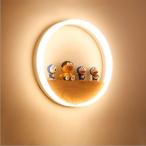 Lサイズ 内蔵LEDランプ ウォールランプ 室内照明器具 ブラケットライト 壁掛けライト 欧米現代簡約 ベッドルーム 寝室 廊下 玄関 階段 工事必要 創意デザイン