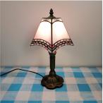北欧 読書灯 テーブルランプ 卓上ランプ デスクライト 書斎 寝室 綺麗 照明 おしゃれ ベッドサイド ガラス工芸 ステンドグラス 飾り電灯 アンティーク レトロ