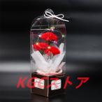 母の日プレゼント ソープフラワー ボックス 花束 アレンジメント 造花 アートフラワー 誕生日 ギフト 出産 退職 お祝い 記念日 カーネーション LEDライト付き