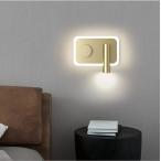 ブラケットライト ダウンライト ウォールランプ ホテル 寝室 廊下 玄関 階段 内蔵LED室内照明器具 インテリア 工事必要 方形 欧米現代簡約 創意壁掛けライト