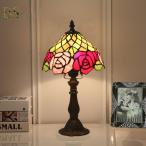 テーブルライト 綺麗な卓上照明 新品 LED ステンドグラス ガラス工芸 卓上ランプ 照明 照明器具LED 豪華 おしゃれ アンティーク