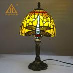 卓上ランプ 豪華 テーブルランプ ガラス工芸 ステンドグラス レトロ おしゃれ 綺麗な卓上照明 アンティーク 花柄 照明器具 LED対応