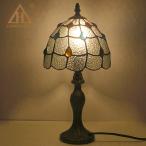 ステンドランプ 花柄 レトロな雰囲気がおしゃれ モダン テーブルライト ステンドグラス アンティーク デスクライト書斎 寝室 間接照明