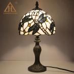 テーブルライト ステンドグラス アンティーク 花柄 モダン デスクライト書斎 寝室レトロな雰囲気がおしゃれ ステンドランプ 間接照明