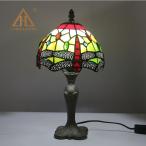 卓上ランプ アンティーク テーブルランプ ステンドグラス  LED対応 豪華 花柄 綺麗な ガラス工芸 卓上照明 照明器具 書斎 寝室 レトロ おしゃれ
