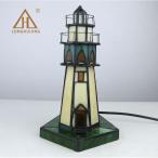 卓上ライト 北欧 ステンドグラス インテリアランプ  レトロ 花柄 工芸品 テーブルランプ 極上 ガラス工芸 アンティーク LED 寝室