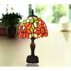 卓上ランプ 卓上照明 ガラス工芸 北欧 読書灯 花柄 テーブルランプ デスクライト ベッドサイド ステンドグラス アンティーク レトロ 綺麗 おしゃれ 豪華 子供