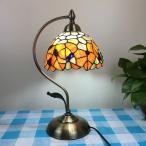 読書灯 卓上照明 テーブルランプ 北欧 卓上ランプ 飾り デスクライト ベッドサイド ガラス工芸 ステンドグラス アンティーク レトロ 綺麗 おしゃれ 豪華 子供
