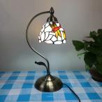 おしゃれ ステンドグラス 卓上照明 テーブルランプ 読書灯 豪華 子供 ベッドサイド ガラス工芸 書斎 寝室 北欧 卓上ランプ アンティーク レトロ デスクライト