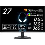 Dell AW2725QF 27インチ デュアル解像度(4K/FHD) Alienware ゲーミングモニター 3年間無輝点保証/IPS,非光沢/DP1.4x1,HDMI2.1x2/DCI-P3 95%/縦横回転,高さ調整