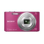 ショッピングデジタルカメラ SONY デジタルカメラ Cyber-shot W730 1610万画素 光学8倍 ピンク DSC-W730-P