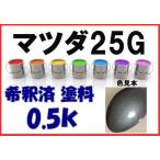 マツダ25G　塗料　チタニウムグレー