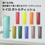 【単品販売】トイロ　ボトルティッシュ 筒型ティッシュ 車載グッズ ノベルティ プチギフト インテリア雑貨 10色 省スペース おしゃれ 販促品 来場プレゼント