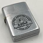 ショッピングzippo ZIPPO ビンテージ ジッポー 1949年〜1951年 ニッケルシルバーインサート サーベル冷蔵庫 Servel 両面柄 PAT.2032695 中古 動作確認済み