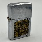 ジッポー ZIPPO ベトナムジッポー 1969年 PEACE LOVE 使えます ヴェトナムジッポ 珍しいハイポリッシュ【海外直輸入USED品】