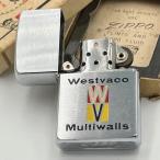 ショッピングzippo ZIPPO ビンテージ ジッポー 1963年 Westvaco Multiwalls 箱入り 未着火品 PAT.2517191 中古 動作確認済み