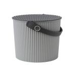 八幡化成 フタ付きバケツ オムニウッティ リュクスグレー S 8L sceltevie omnioutil ナチュラリュクス 233138